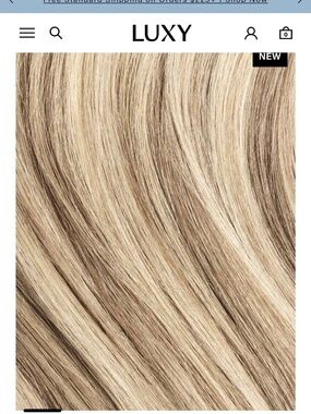 Luxy 20” halo hair extensions (new)